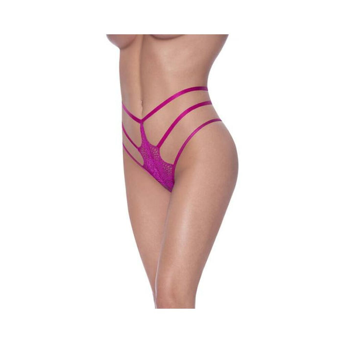 Magic Silk Berrylicious Strappy Panty Raspberry L/xl