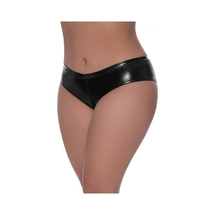 Magic Silk Hard Candy Low Rise Boyshort Black Queen Size