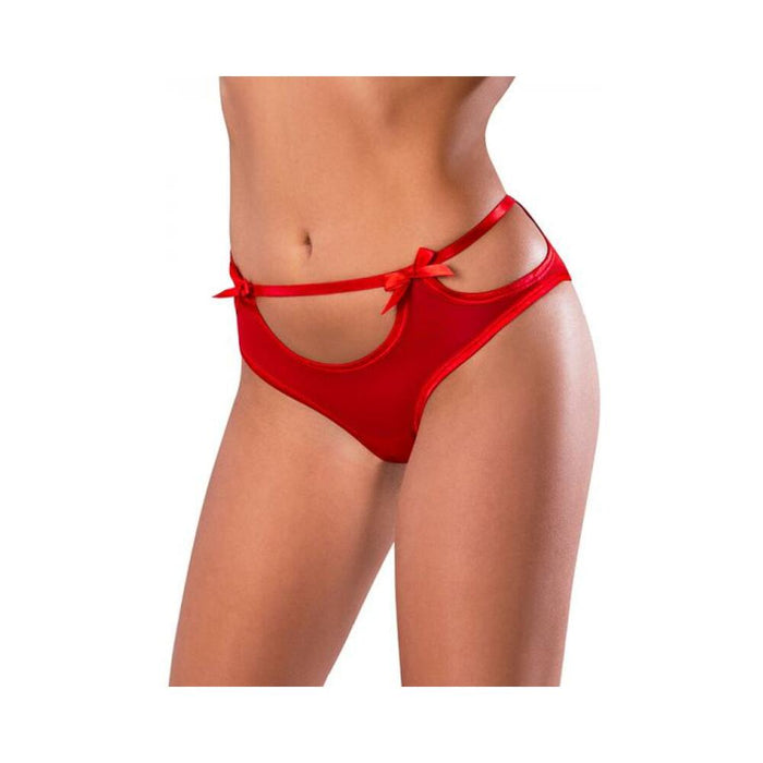 Magic Silk Holidaze Cheeky Boy Short Red L/xl