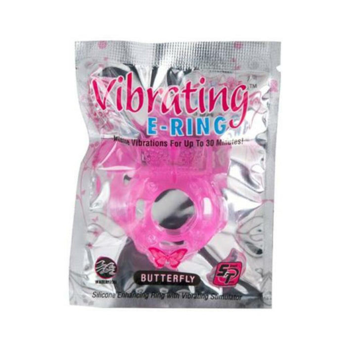 Powerbullet Vibrating Cockring Butterfly Pink | SexToy.com