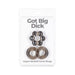 Got Big Dick Cockring 2-pack Smoke | SexToy.com