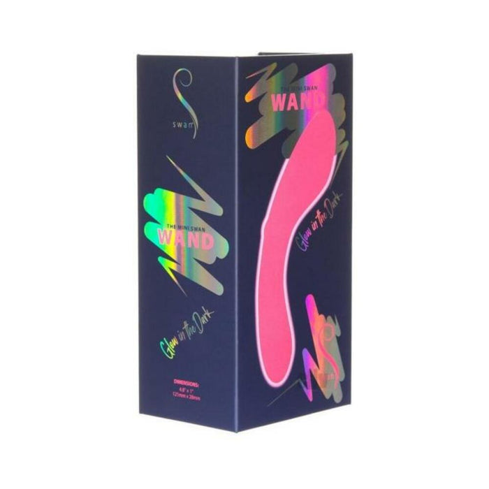 Mini Swan Wand Gitd Pink