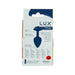 Lux Active Rose Metal Butt Plug 3.5 In. Black | SexToy.com