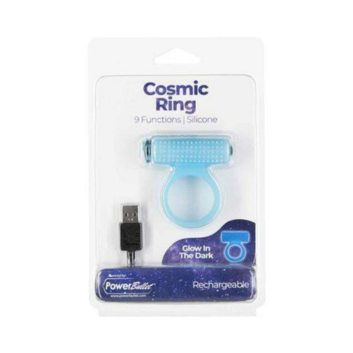 Powerbullet Cosmic Ring Gitd Blue | SexToy.com