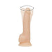 Naked Addiction Rotating & Vibrating Dong 8" Vanilla | SexToy.com