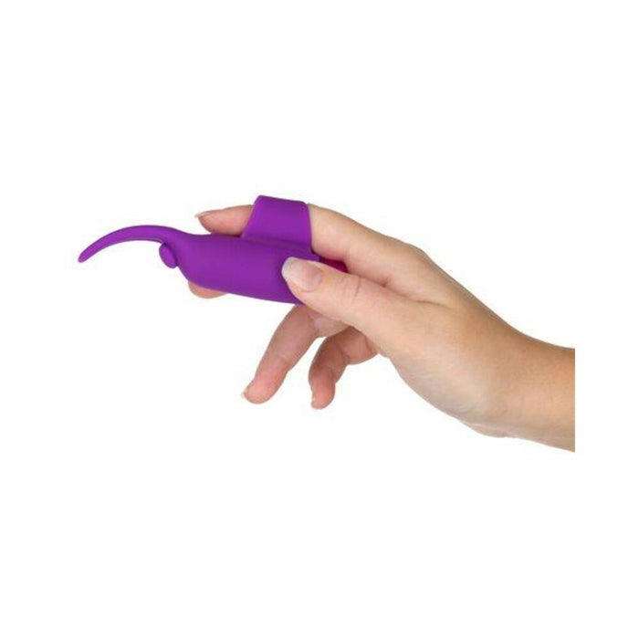 Powerbullet Teasing Tongue With Mini Rechargeable Bullet 2.5 In. Purple | SexToy.com