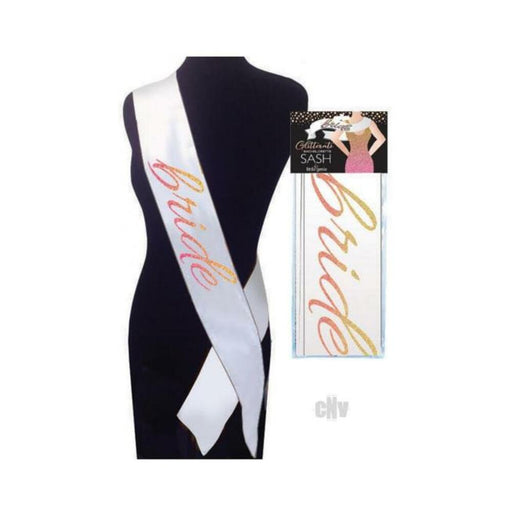 Glitterati Bride Sash | SexToy.com