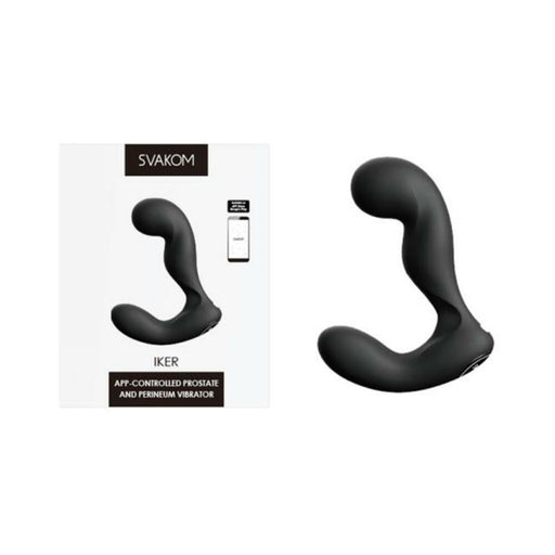 Iker App-controled Prostate & Perineum Vibrator Black | SexToy.com