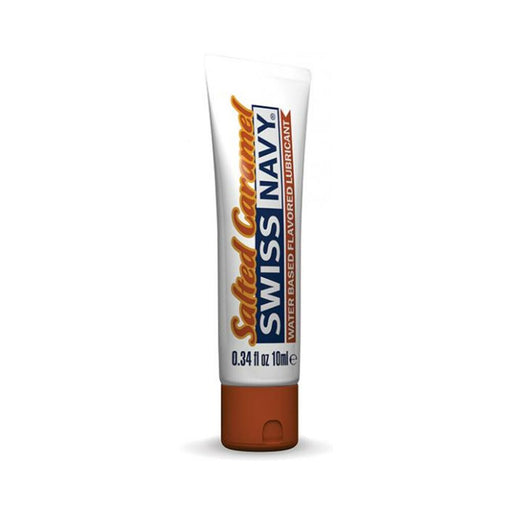 Swiss Navy Salted Caramel Flavored Lubricant 10 Ml | SexToy.com