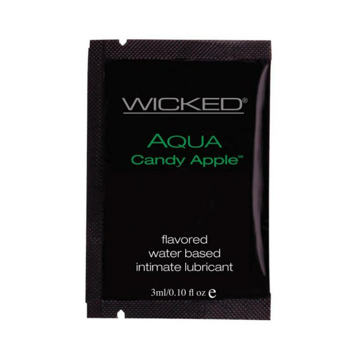 Wicked Aqua Candy Apple Foil 144 Bag | SexToy.com
