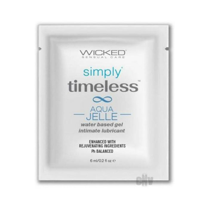 Wicked Sensual Care Simply Timeless Jelle Water Based Lubricant - .2 Oz