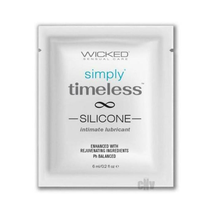Wicked Sensual Care Simply Timeless Silicone Lubricant - .2 Oz