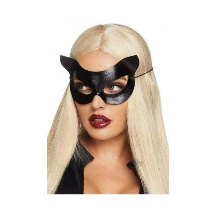 Vinyl Cat Mask O/s Black