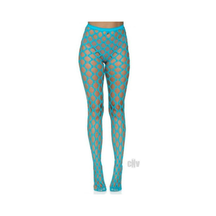 Jumbo Pothole Net Tights Os Neon Blue | SexToy.com