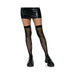 Ying Yang Fishnet Thigh Highs Os Black | SexToy.com