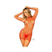 Industrial Long Sleeve Mini Dress Os Red | SexToy.com