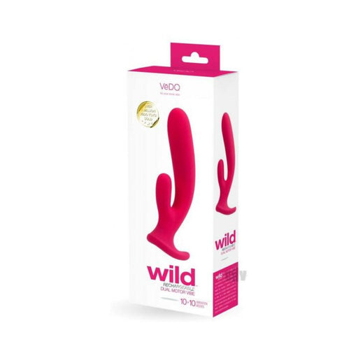 Vedo Wild Rechargeable Dual Vibe Pink | SexToy.com