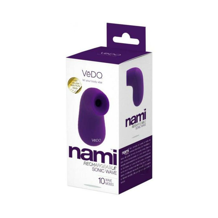 Vedo Nami Rechargeable Sonic Vibe Deep Purple | SexToy.com