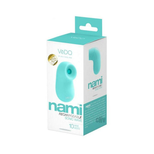 Vedo Nami Rechargeable Sonic Vibe Tease Me Turquoise | SexToy.com