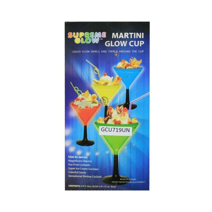 Martini Glow Glass ( Set Of 4) | SexToy.com