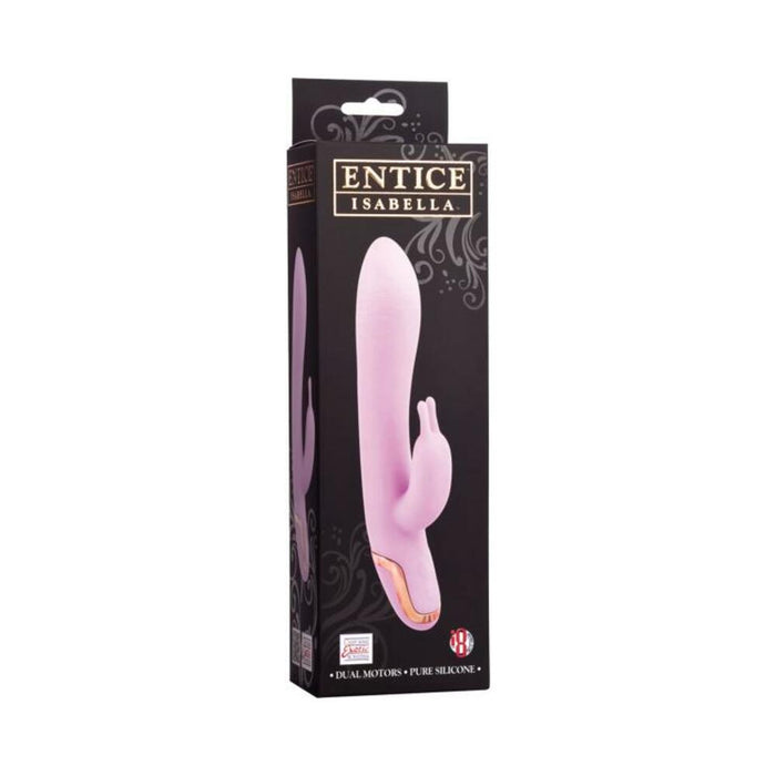 Entice Isabella Silicone Rabbit Vibe Waterproof Pink 5.25 Inch