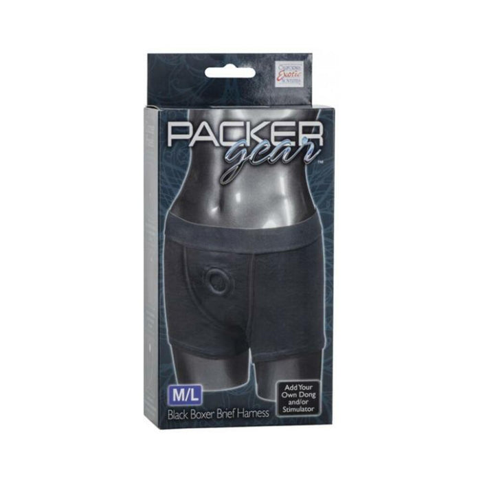 Packer Gear Black Boxer Harness M/L
