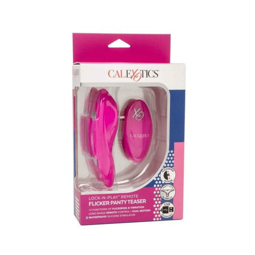 Lock N Play Remote Flicker Panty Pink | SexToy.com