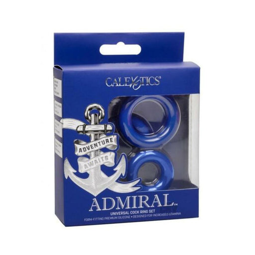Admiral Universal Cock Ring Set Blue | SexToy.com