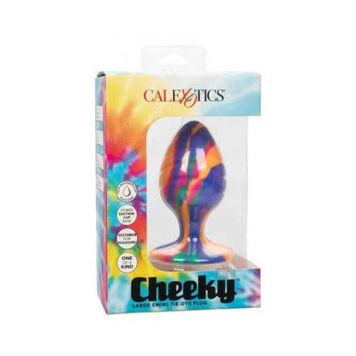 Cheeky Large Swirl Tie Dye Plug | SexToy.com