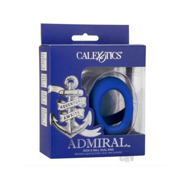 Admiral Cock And Ball Dual Ring Blue | SexToy.com