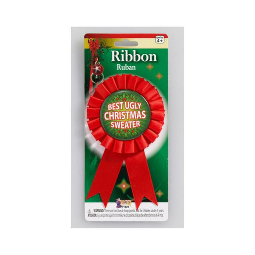 Ugliest Christmas Sweater Award Ribbion | SexToy.com