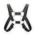 Premium Leather O-ring Zipper Series Bulldog Harness L/xl Black | SexToy.com