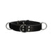 Premium Leather Bondage Collar - Black | SexToy.com