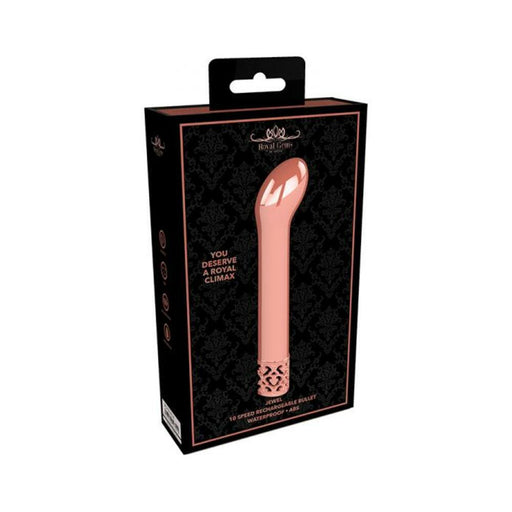 Royal Gems - Jewel - Abs Rechargeable Bullet - Rose Gold | SexToy.com