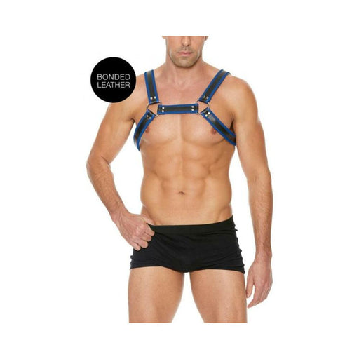 Ouch Harness Men Bull Blue S/M | SexToy.com