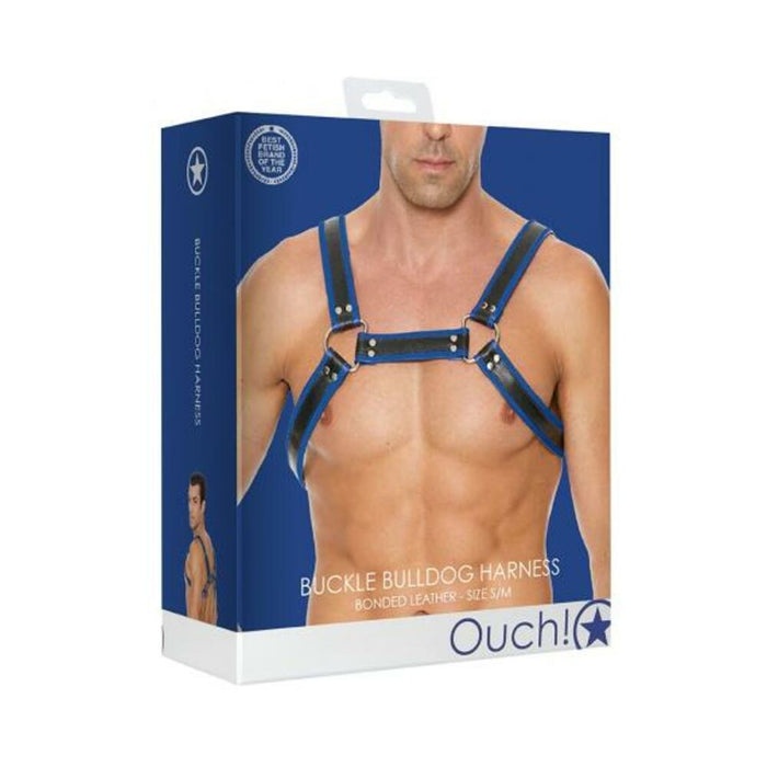 Ouch Harness Men Bull Blue S/M | SexToy.com