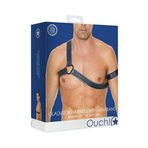 Ouch Gladiator Harness - Blue | SexToy.com