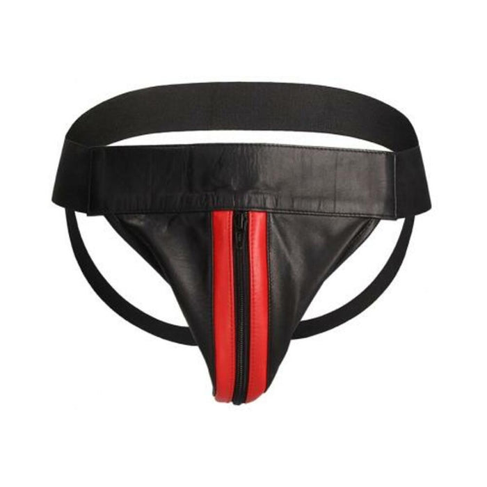 Ouch Jock Front Zip Red S/M | SexToy.com