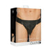 Ouch Jock Front Zip Black L/xl | SexToy.com
