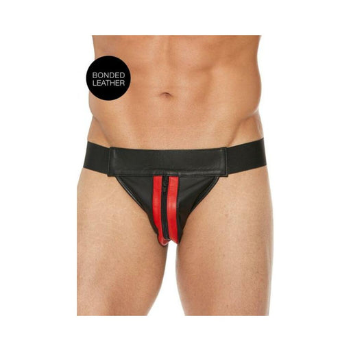 Ouch Jock Front Zip Red L/XL | SexToy.com