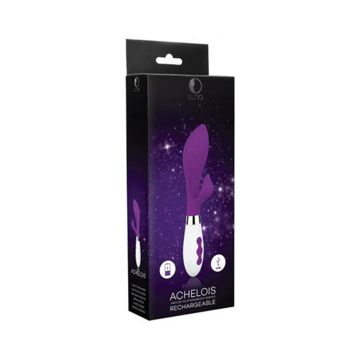 Luna Achelois Rechargeable Dual Stimulator - Purple | SexToy.com