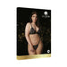 Shots Le Desir Magic Lace Velvet Lingerie Set Osx Black | SexToy.com