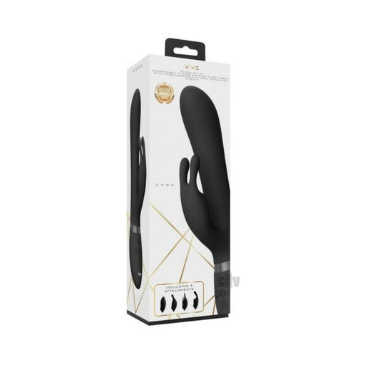 Vive Chou Rabbit Clitoral Stim Black | SexToy.com