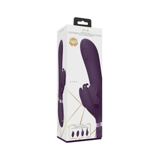 Vive Etsu Pulse Wave Gspot Rabbit Purple | SexToy.com