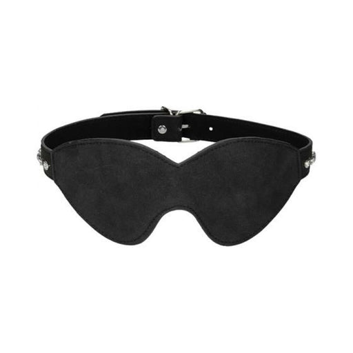Ouch Diamond Studded Eye Mask - Black | SexToy.com