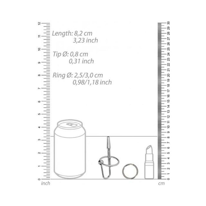 Shots Ouch Urethral Sounding Metal Plug