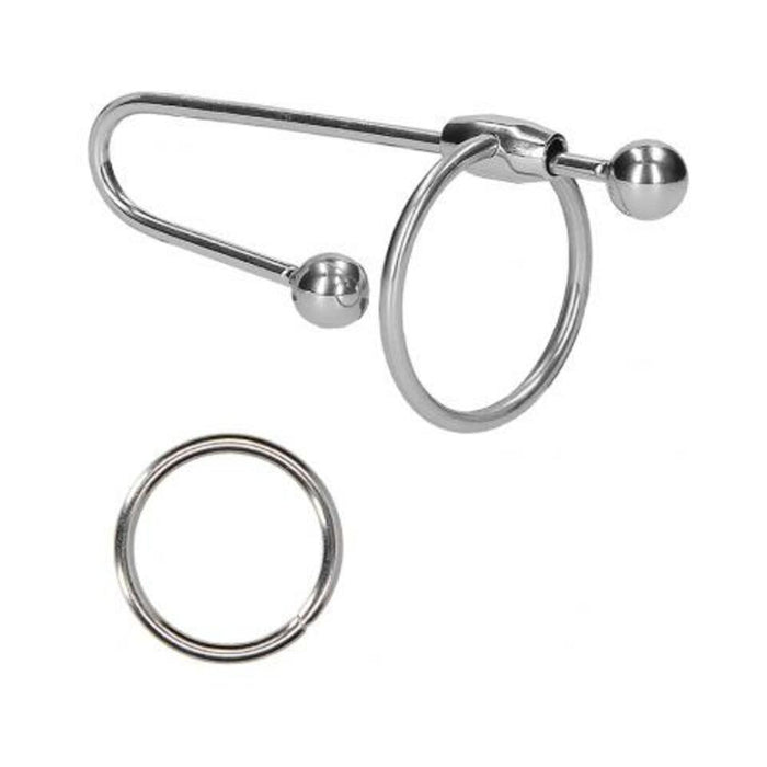 Ouch! Urethral Sounding - Metal Plug With Ring - 10 Mm