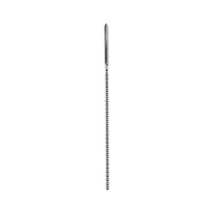 Ouch! Urethral Sounding - Metal Dilator - Beaded - 6 Mm