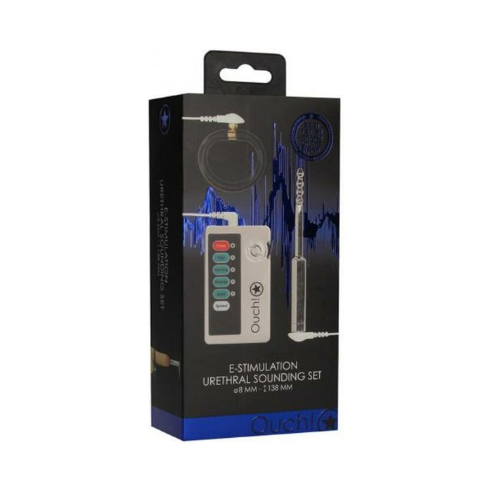 E-stim Urethral Sounding Set Small Silver | SexToy.com