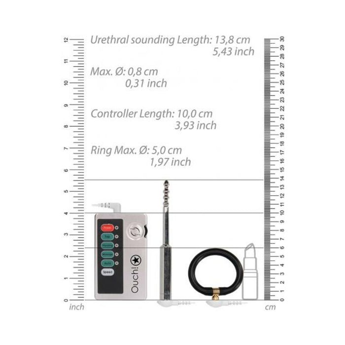 E-stim Urethral Sounding Set Small Silver | SexToy.com